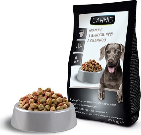 Carnis Adult Granule s jehněčím, rýží a zeleninou 10 kg - Zbozi.cz
