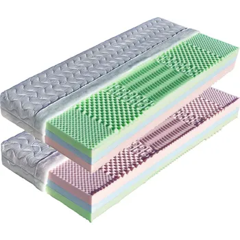 Matrace Matrace Dřevočal Leona 1+1 80x200cm Aloe Vera