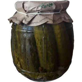 Okurky česnekové 640g