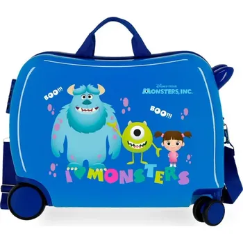 JOUMMA BAGS Dětský cestovní kufr na kolečkách / odrážedlo MONSTERS INC., 34L, 2459864