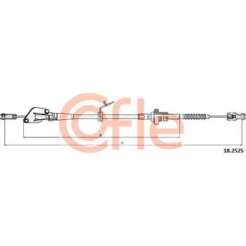 Spojkové lanko COFLE Tažné lanko, ovládání spojky 92182525