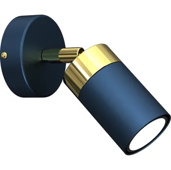 Bodové svítidlo Bodové svítidlo Joker, 1x zlaté/tmavě modré kovové stínítko, db