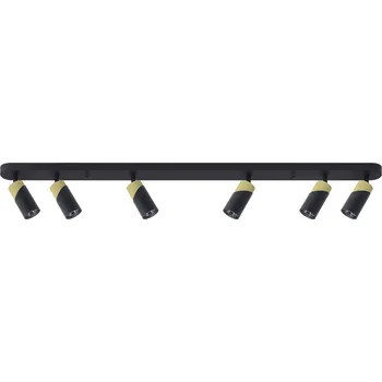 Bodové svítidlo Bodové svítidlo Neo, 6x černé/zlaté kovové stínítko, b