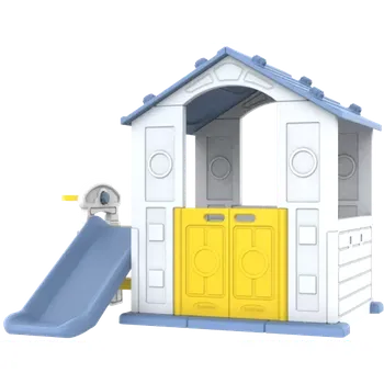 Dětský domeček Ramiz zahradní domek 3 v 1 Modrá střecha