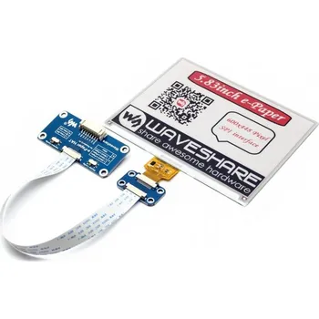 Elektronická stavebnice Waveshare 5.83" e-Paper displej pro Raspberry Pi - RBW