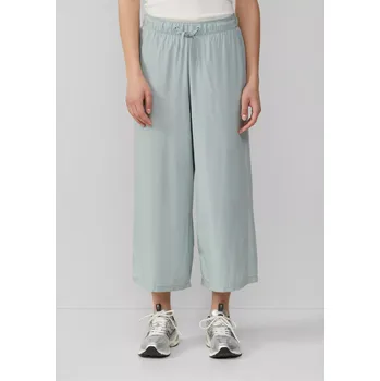Dámské kalhoty Q/S s.Oliver dámské 7/8 kalhoty se širokými nohavicemi mint Velikost: 36