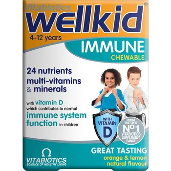 Fitness strava Vitabiotics Wellkid Immune Chewable 30 tablet