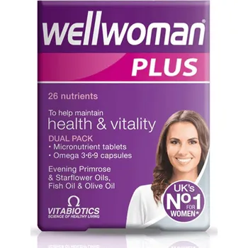Fitness strava Vitabiotics Wellwoman Plus Omega 3-6-9 56 tablet