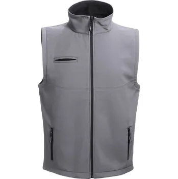 Pánská vesta STRICKER Softshellová vesta BAKU Velikost: S, Barva: šedá