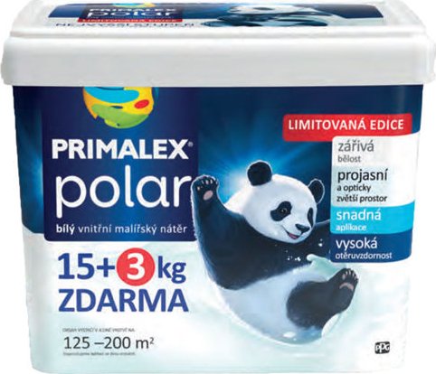 Primalex Polar bílý vnitřní malířský nátěr 15 + 3 kg