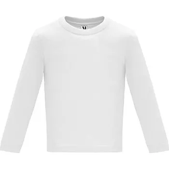 Roly Dětské tričko s dlouhým rukávem CA7203 White 01 12 months