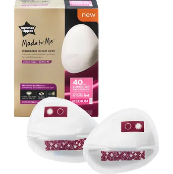 Menstruační vložka Tommee Tippee Vložky do podprsenky M, 40ks