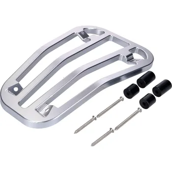 Zavazadlo na motocykl Moto Nostra Nosič zavazadel CNC Primavera / Sprint středový - stříbrný MN4806MS