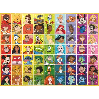 Puzzle RAVENSBURGER puzzle Disney Postavičky XXL 100 dílků