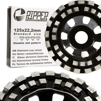 Brusný kotouč Kotouč brusný diamantový na beton 125 mm, 22,2 mm DOUBLE DOT RIPPER