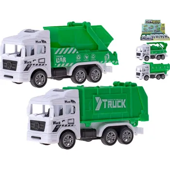 autíčko AUTO POPELÁŘSKÉ - 12cm, zpětný chod, 4druhy