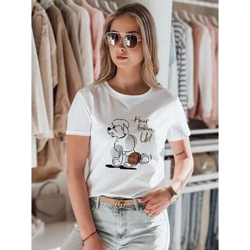 Dámské tričko Dámské triko DSTREET LUMIFITU BÍLÁ M