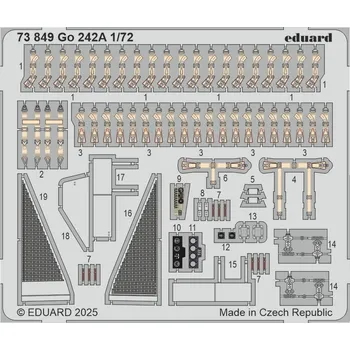 Plastikový model Eduard 1/72 Go 242A (IBG)