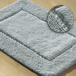 PŘEDLOŽKA DO KOUPELNY CHIC 60X90 CM STŘÍBRNÁ