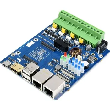 Elektronická stavebnice Waveshare Dual ETH Quad RS485 board (B) pro Raspberry Pi CM4