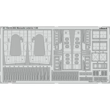 Plastikový model Eduard 1/48 B-26G Marauder exterior (ICM)