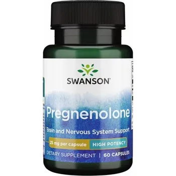 Fitness strava Swanson Pregnenolone 25 mg 60 kapslí