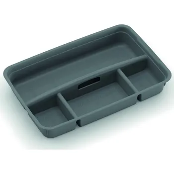 Úložný box Šedý plastový rozdělovač do úložného boxu 54,5x36x8,5 cm K Latch Box – KIS ID_1690498