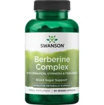 Swanson Berberin Complex Skořice Gymnema Fenugreeek 90 kapslí