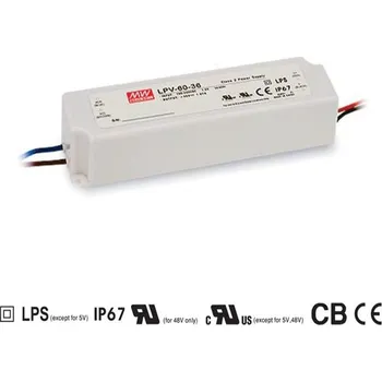 Napájecí zdroj pro osvětlení MEANWELL LPV-35-24, Napájecí zdroj pro LED 35W 24V