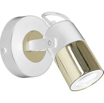 Bodové svítidlo Bodové svítidlo Wilson, 1x zlaté/bílé kovové stínítko, w