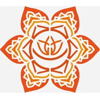 Plastová šablona, SYMBOL VZOR 7, 15x15 cm, 1 kus