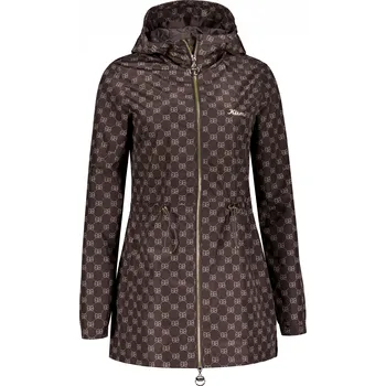 Dámský kabát Dámský kabát KIXMI UNNI HNĚDÁ/PRINT M