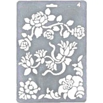 Plastová šablona, RŮŽE, 26 x 17,4 cm, 1 kus