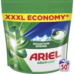 Ariel Mountain Spring Allin1 kapsle na praní 50 ks