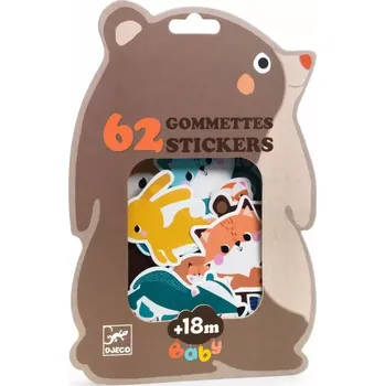 samolepka DJECO Moje první samolepky Zvířátka z lesa