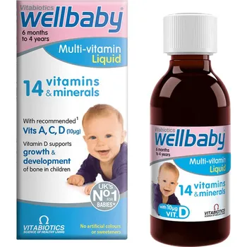 Fitness strava Vitabiotics Wellbaby Multi-vitamin Liquid 150 ml