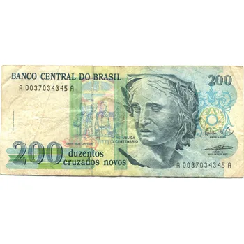 BRAZÍLIE. 200 cruzados /1989). Pi. 221.