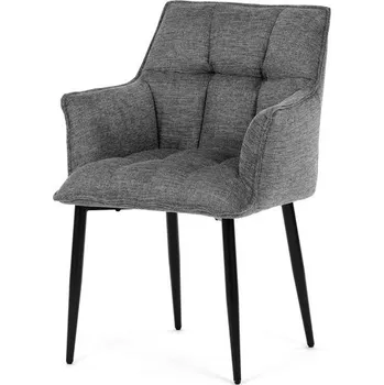 Jídelní židle Autronic Blues DCH-J2139GREY2 Jídelní židle, hladká látka, šedá