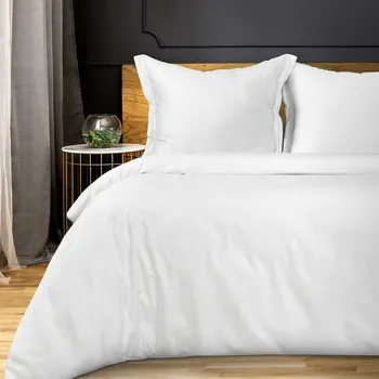 Povlečení SATÉNOVÉ POVLEČENÍ DIVA 8 200X220 CM, 2KS 70X80 CM BÍLÉ