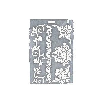 Plastová šablona, ORNAMENTY, 26 x 17,4 cm, 1 kus