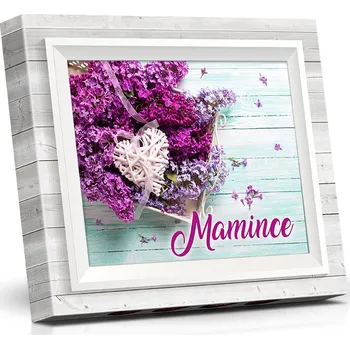 Bonboniéra Selllot, s.r.o., K Hájům 34, 155 00 Praha 5 - Vyrobeno na Ukrajině Mamince - Plněné čokoládové pohárky - bílé dřevo 110g