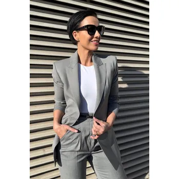 Dámské sako Dámské sako MaxMara FARAD 2516041111650 šedé Velikost: 44