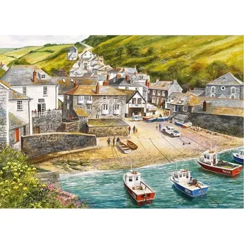 Puzzle Gibsons puzzle Přístav Port Isaac, Cornwall – 500 dílků