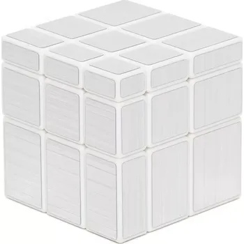 Hlavolam Mirror ShengShou Bílá se stříbrnými nálepkami