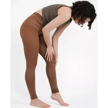 Dámské legíny Dámské punčochové legíny Merino SuperSoft Hnědá 158/100