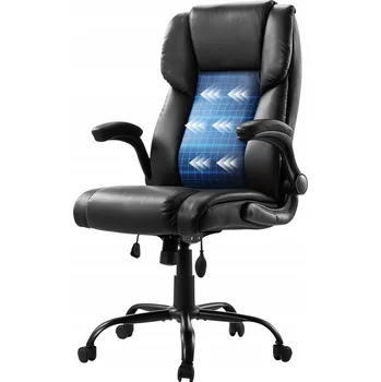 Otočná kancelářská židle Vevor černá