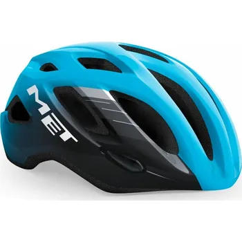 Cyklistická přilba Cyklistická helma MET Idolo cyan modrá/černá 60-64