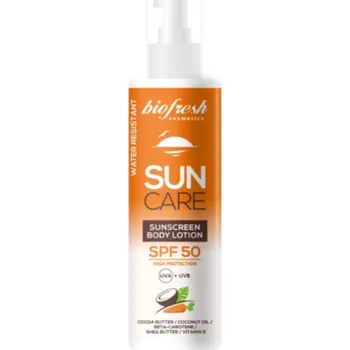 Přípravek na opalování Opalovací tělové mléko SPF 50 s pumpičkou Biofresh Sun Care 200ml