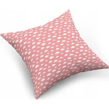 Povlak na dekorativní polštářek Povlak na polštářek "jasiek" 40x40 100% BAVLNA Obláčky Korál Mini