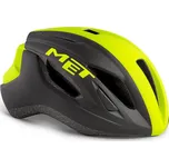 Cyklistická helma MET Strale černá/reflex žlutá matná M (56-58 cm)